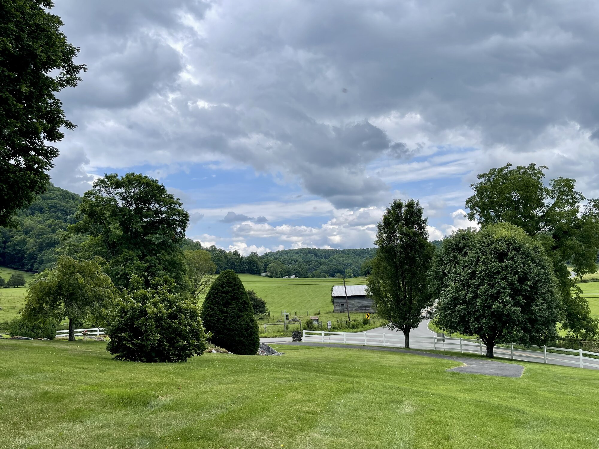 The barn in summer